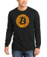 Фото #1 товара Men's Bitcoin Word Art Long Sleeve T-shirt