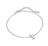 Silver bracelet with diamonds letter "I" Love Letters DL620
