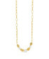 Gold-Tone or Silver-Tone Beaded and Cultured Pearl Sylvie Statement Necklace
