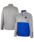 Фото #1 товара Men's Gray Boise State Broncos John Half-Zip Jacket