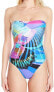 Фото #1 товара La Blanca 262933 Women's Bandeau Tummy Control One Piece Swimsuit Size 12