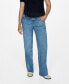 ფოტო #1 პროდუქტის Women's Maternity Wideleg Jeans