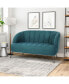 Lupine Modern Loveseat with Hairpin Legs