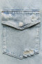 Фото #15 товара Джинсовая куртка-рубашка trf с разрезами ZARA