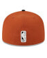 Фото #2 товара Men's Rust, Black Philadelphia 76ers Two-Tone 59FIFTY Fitted Hat