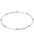 Фото #2 товара Swarovski silver-Tone Constella Crystal Necklace, 14-1/8" + 2" extender