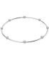 Фото #2 товара Silver-Tone Constella Crystal Necklace, 14-1/8" + 2" extender