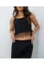 ფოტო #2 პროდუქტის Women's Silk Camisole - Scoop Neck - Adjustable Shoulder Tie - Silk Collection