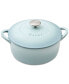 Фото #1 товара Кастрюля Denby Heritage Pavilion Cast Iron 5,5 кв. Qt. Round Covered (Чугунная)