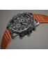 ფოტო #5 პროდუქტის Drive From Citizen Eco-Drive Men's LTR Brown Leather Strap Watch 45mm