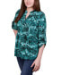 ფოტო #2 პროდუქტის Women's Y Neck Top