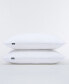 Simply Clean Medium Density 2 Piece Pillow Set, Queen