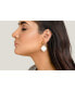 Star + White Jade Earrings - фото #2