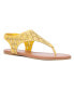 ფოტო #1 პროდუქტის Women's Nikki Hooded Perforated Thong Sandal