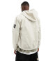 Фото #3 товара Jack & Jones logo bomber jacket with hood in light stone