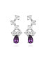 Sparkling silver earrings with zircons SVLE0631SH8F200