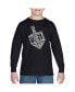 ფოტო #2 პროდუქტის Child Hanukkah Dreidel - Boy's Word Art Long Sleeve T-Shirt