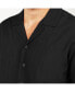 Фото #7 товара Men's Charcoal Black Self-Design Striped Shirt