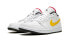Фото #5 товара Кроссовки Nike Air Jordan 1 Low White Multi-Color (Белый)