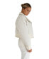 ფოტო #2 პროდუქტის Women's Women Mad Love Cropped Bomber Jacket