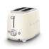 Фото #5 товара SMEG toaster TSF01CREU (Cream) - 2 slice(s) - Cream - Steel - Buttons - Level - Rotary - China - 950 W