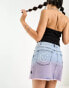 Фото #2 товара AAPE By A Bathing Ape dyed denim skirt in blue