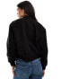 Фото #3 товара New Look knitted cropped bomber jacket in black