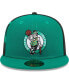 Фото #3 товара Men's Kelly Green, Black Boston Celtics Gameday Wordmark 59FIFTY Fitted Hat