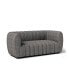 Фото #2 товара Lysander 63" Boucle Fabric Boho Loveseat