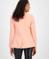 Фото #2 товара Women's Notched-Collar Single-Button Jacket, Created for Macy's