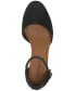Фото #8 товара Women's Kainda Braided Ankle-Strap Block-Heel Pumps