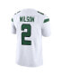 Фото #4 товара Men's Zach Wilson Spotlight White New York Jets Vapor Limited Jersey