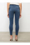 Basic Skinny Fit Cep Detaylı Kadın Jean Pantolon