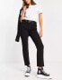 Levi's 501 crop jean in black