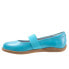 Softwalk High Point S1466-436 Womens Blue Extra Narrow Mary Jane Flats Shoes 7 - фото #4