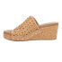 Фото #3 товара Corkys Vacation Studded Wedge Womens Brown Casual Sandals 41-0205-TAN