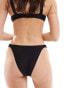 Фото #3 товара The Frolic ko frill edge bikini bottom in black