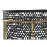 Фото #4 товара Набор кашпо DKD Home Decor Чёрный Позолоченный Металл Loft 36 x 36 x 58 cm
