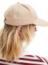 ASOS DESIGN baseball cap in stone