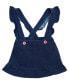 Baby Girl Bodysuit and Knit Denim Skirtall Set