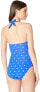 Фото #2 товара Lilly Pulitzer Womens 180558 Plumeria One Piece Swimsuit Size 2