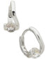 Фото #1 товара Серьги Anne Klein Small Crystal Hoops