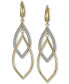 ფოტო #1 პროდუქტის Glitter Orbital Drop Earrings in 10k Gold
