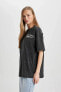 Kadın T-shirt B6798ax/bk81 Black