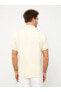Фото #5 товара Рубашка LC WAIKIKI Slim Fit с короткими рукавами, декорированная жаккардом