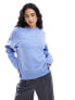 Фото #1 товара Stradivarius soft touch knit jumper in blue