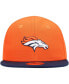 Фото #3 товара Infant Unisex Orange, Navy Denver Broncos My 1St 9Fifty Adjustable Hat