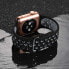 Ремешок для Apple Watch Silicone от 4wrist - Черный / Серый 42/44/45 мм - фото #5