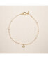ფოტო #1 პროდუქტის 18K Gold Plated Freshwater Pearls with Smiley Face Charm - Hailey Necklace 17" For Women