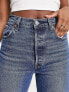 Фото #4 товара Levi's ribcage straight leg ankle jeans in mid wash